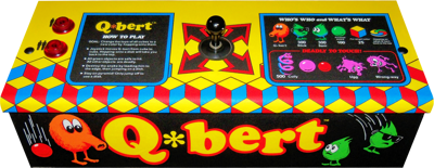 Q*bert - Arcade - Control Panel Image