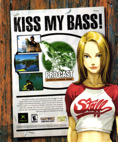 Pro Cast: Sports Fishing Game - Advertisement Flyer - Front