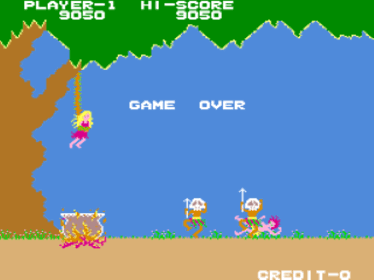 Jungle King - Screenshot - Game Over