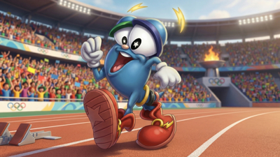 Izzy's Quest for the Olympic Rings - Fanart - Background Image