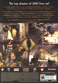 F.E.A.R.: Extraction Point - Box - Back