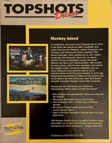 The Secret of Monkey Island - Box - Back