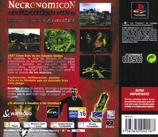 Necronomicon: The Dawning of Darkness - Box - Back Image