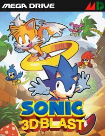 Sonic 3D Blast - Fanart - Box - Front