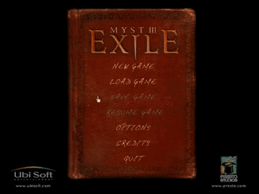 Myst III: Exile - Screenshot - Game Title