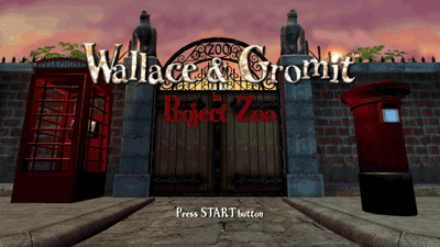 Wallace & Gromit in Project Zoo - Screenshot - Game Title