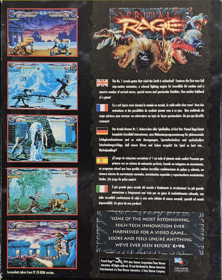 Primal Rage - Box - Back