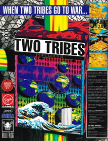 Two Tribes: Populous II - Advertisement Flyer - Front