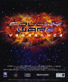 Colony Wars: Vengeance - Advertisement Flyer - Front