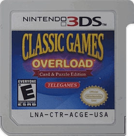 Classic Games Overload: Card & Puzzle Edition - Cart - Front