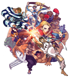 Street Fighter Zero 3 - Square