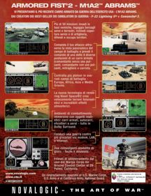 Armored Fist 2: M1A2 Abrams - Box - Back