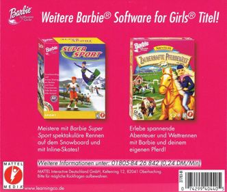 Barbie as Sleeping Beauty - Box - Back