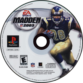 Madden NFL 2003 - Disc Image