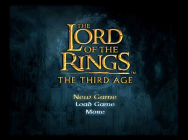 The Lord of the Rings: The Third Age - Screenshot - Game Title