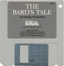 The Bard's Tale: Tales of the Unknown - Disc
