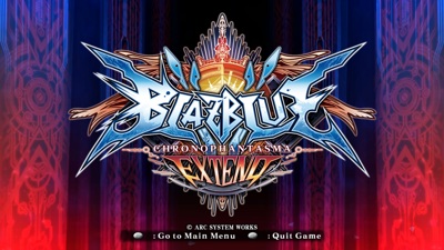 BlazBlue: Chrono Phantasma Extend - Screenshot - Game Title Image