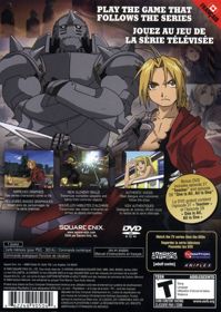 Fullmetal Alchemist 2: Curse of the Crimson Elixir - Box - Back
