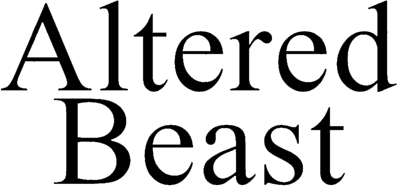 Altered Beast - Clear Logo Image