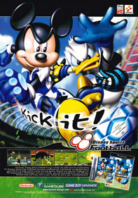 Disney Sports: Soccer - Advertisement Flyer - Front