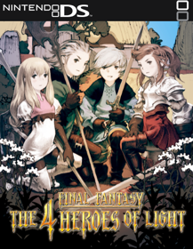 Final Fantasy: The 4 Heroes of Light - Fanart - Box - Front