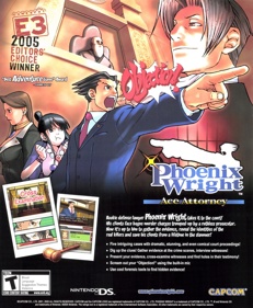Phoenix Wright: Ace Attorney - Advertisement Flyer - Front