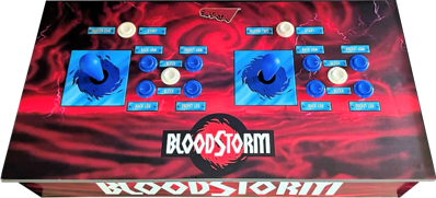 BloodStorm - Arcade - Control Panel Image