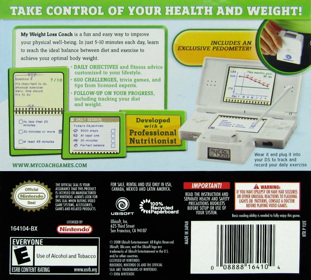 My Weight Loss Coach: Improve Your Health - Box - Back