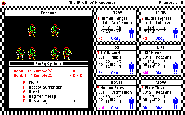 Phantasie III: The Wrath of Nikademus