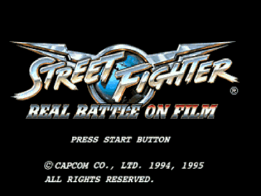Street Fighter: The Movie - Screenshot - Game Title Image