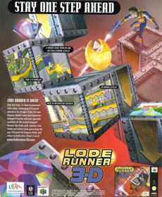 Lode Runner 3-D - Advertisement Flyer - Front