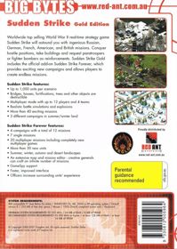 Sudden Strike: Gold Edition!: Sudden Strike + Add-On! - Box - Back