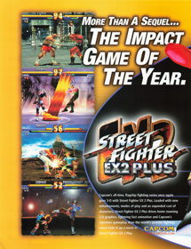 Street Fighter EX 2 Plus - Advertisement Flyer - Front