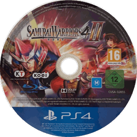 Samurai Warriors 4 - Disc