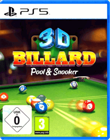 3D Billiards: Pool & Snooker Remastered - Box - Front - Reconstructed