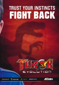 Turok: Evolution - Advertisement Flyer - Front