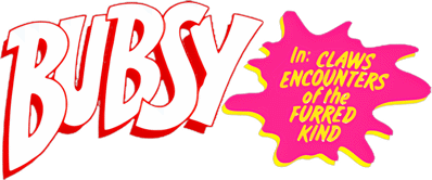 Bubsy in: Claws Encounters of the Furred Kind - Clear Logo