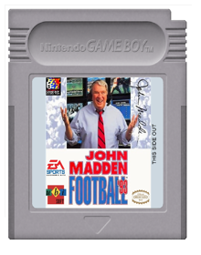 John Madden Football - Fanart - Cart - Front