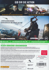 Battlefield: Hardline - Box - Back