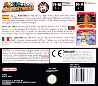Mario Hoops 3 on 3 - Box - Back Image