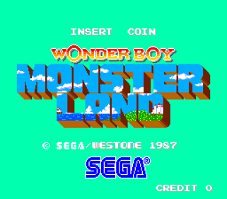 Wonder Boy: Monster Land - Screenshot - Game Title