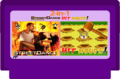 2-in-1: Street Dance / Hit Mouse - Cart - Front