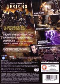 Clive Barker's Jericho - Box - Back Image