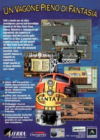 3-D Ultra Lionel Train Town Deluxe - Box - Back