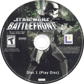 Star Wars Battlefront (Classic, 2004) - Disc Image