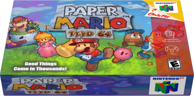 Paper Mario: TTYD 64 - Box - 3D