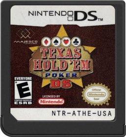 Texas Hold 'Em Poker DS - Cart - Front Image