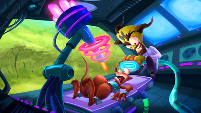 Crash of the Titans - Fanart - Background