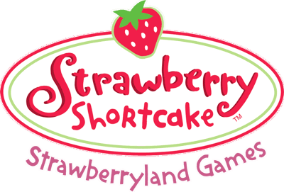Strawberry Shortcake: Strawberryland Games - Clear Logo Image