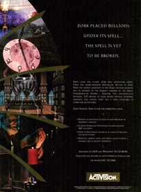 Zork Nemesis: The Forbidden Lands - Advertisement Flyer - Front